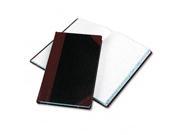 Record Account Book Black Red Cover 300 Pages 14 1 8 x 8 5 8
