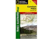 National Geographic TI00000132 Map Of Gunnison Pitkin Colorado