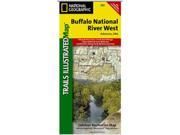 National Geographic TI00000232 Map Of Buffalo National River West Arkansas
