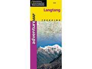 National Geographic AD00003004 Map Of Langtang