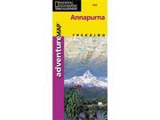 National Geographic AD00003003 Map Of Annapurna