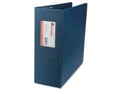 Universal 20707 D Ring Binder With Label Holder 4 Capacity Navy