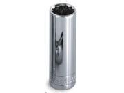 Sk Hand Tool Llc SK44914 .25 in. Drive 12 Point Deep Fractional Socket .44 in.