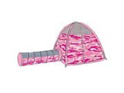 Pacific Play Tents 30470 Pink Camo Tent and Tunnel Set
