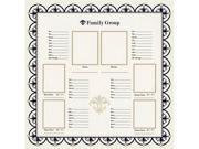 Alvin 303336 12 x 12 Family Group Chart 1 Paper Pack of 15