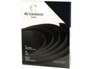 Alvin AC71274 8.5 in. x 11 in. American Crafts 60 Sheet Cardstock Pack Black