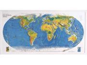 American Educational 434 World Geo Physical Map