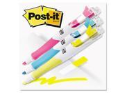Post it 689 HL3 Flag Highlighters Blue Yellow Pink 50 Flags Pen 3 Pk