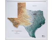 Hubbard Scientific Raised Relief Map 954 Texas State Map