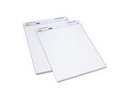 Post it 559 Easel Pads Self Stick Easel Pads 25 x 30 White 2 30 Sheet Pads Carton