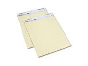 3M 561 Self Stick Easel Pad Ruled 25 x 30 White Two 30 Sheet Pads carton