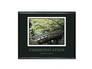 “Communication? Framed Motivational Print 30 x 24