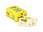 3M 65518CP Cabinet Pack 3 x 5 Canary Yellow 18 90 Sheet Pads Pack