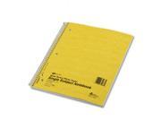 Rediform 31983 Subject Wirebound Notebook Wide Margin Rule Ltr White 80 Sheets pad
