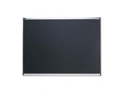 Embossed Bulletin Board Hi Density Foam 48 X 36 Black Aluminum Frame