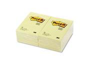 3M 660YW Original Notes 4 x 6 Canary Yellow 12 100 Sheet Pads Pck