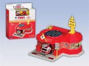Daron Worldwide Trading RT8720 FDNY Mini Fire Station with 1 Vehicle