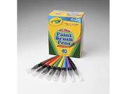 Crayola Llc Formerly Binney Smith BIN546203 No Drip Paint Brush Pens 40Ct