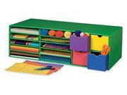 Classroom Keepers Crafts Keeper Organizer Green 14 Sections 9 3 8x30x12 1 2