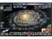 National Geographic RE00620140 Map Of The Milky Way Laminated