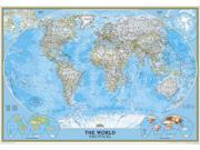 National Geographic RE00622008 World Classic Enlarged Map