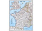 National Geographic RE00622074 Map Of France Belgium And The Netherlands