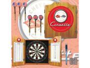 Corvette C1 Dart Cabinet Includes Darts And Board Red