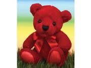 First Main Inc. 1581 6 Rainbow Bear Red