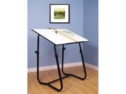 Tech Drafting Table with Black Base by Studio Designs