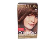 colorsilk Beautiful Color 43 Medium Golden Brown 1 Application Hair Color