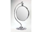 Zadro Pedestal Vanity Satin Nickel Mirror 1X to 5X Model No. ZCV451