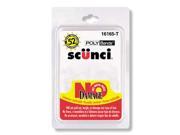 Scunci 52 Count Clear No Damage Poly Bands 1616503A048 Pack of 3