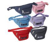 Everest 044KS NY 8 in. Wide Everest Signature Fanny Pack