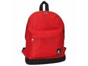 Everest 13  Junior Backpack  Red/Black All Ages  Unisex 10452-RD/BK  Carrier and Shoulder Book Bag for School  Work  Sports  and Travel