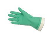 Crews 5319E Flock Lined Nitrile Gloves Green
