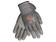 Crews N9677M Ninja Force Polyurethane Coated Gloves Medium Gray