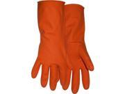 Boss Gloves Large 12in. Orange Latex Lined Gloves 4708L
