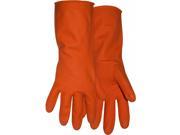 Boss Gloves Medium 12in. Orange Latex Lined Gloves 4708M
