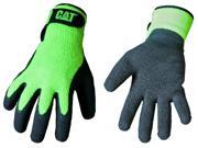 Cat Gloves Rainwear Boss Mfg Jumbo Fluorescent Green Latex Coated Knit Gloves