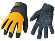 Cat Gloves Rainwear Boss Mfg Medium Yellow Spandex Back Gloves CAT012215M