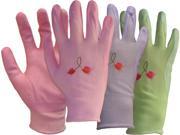 Boss Gloves Medium Assorted Colors Nylon Knit With Nitrile Gloves 8429M