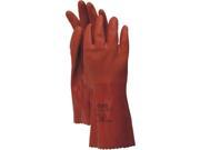 Boss Gloves 12in. Small Orange Double Dipped PVC Gloves 8620S