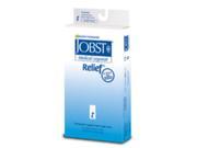 Jobst 114822 Relief 15 20 mmHg Closed Toe Thigh Highs with Silicone Top Band Size Beige Small