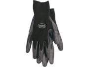 Boss Gloves Medium Black Nitrile Palm Gloves 8436M