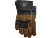Cat Gloves Rainwear Boss Mfg Large Brown Leather Palm Gloves CAT013200L
