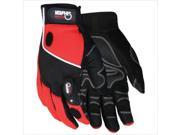 Memphis Glove 127 924S Multi Task Red Spandex Synthetic Leather With