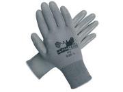 Memphis Glove 127 9696L Ultra Tech Gray Pu Palmnylon 13 Gauge