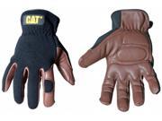 Cat Gloves Rainwear Boss Mfg Large Brown Deerskin Spandex Gloves CAT012216L