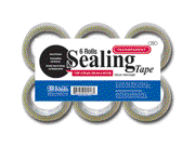 Bazic 916 6 1.89 in. x 1980 in. Clear Packing Tape Pack of 6