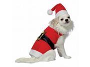 Rasta 5027 XS Santa Dog Costume X Small